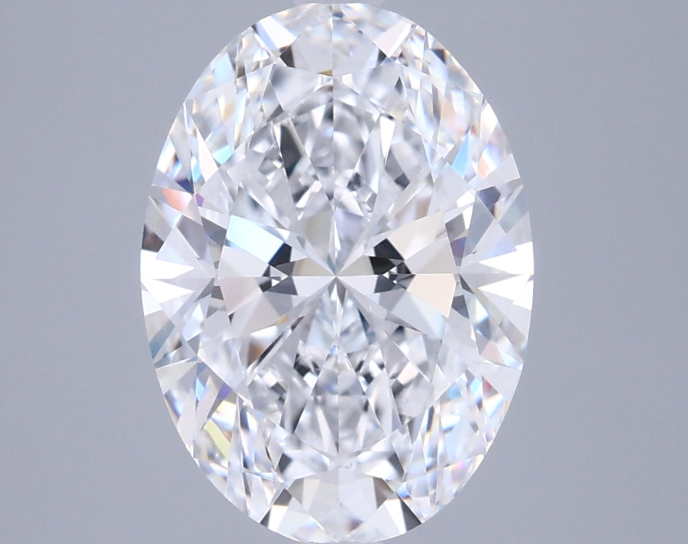 2.81 Carat Oval Shaped, Ideal Cut, D Color, FL Clarity, IGI Certified Lab Grown Diamond