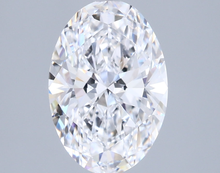 2.00 Carat Oval Shaped, Ideal Cut, D Color, FL Clarity, IGI Certified Lab Grown Diamond