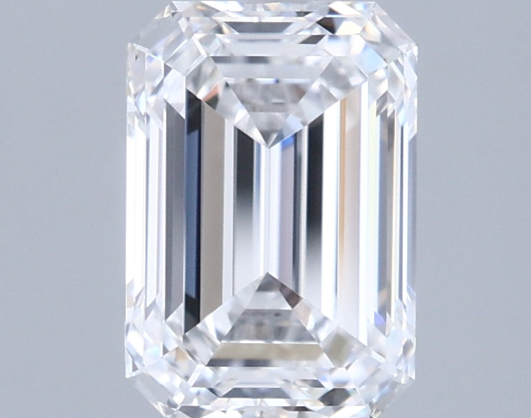 1.93 Carat Emerald Shaped, Ideal Cut, D Color, IF Clarity, IGI Certified Lab Grown Diamond
