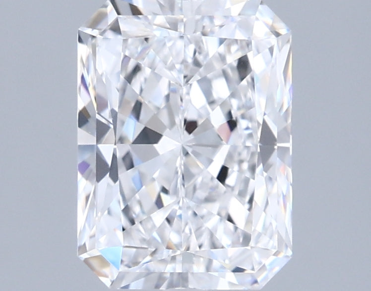 1.83 Carat Radiant Shaped, Ideal Cut, D Color, FL Clarity, IGI Certified Lab Grown Diamond