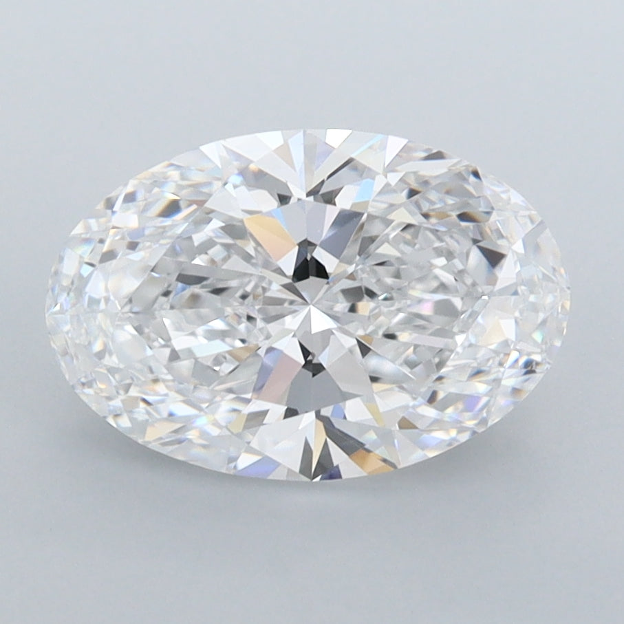 2.15 Carat Oval Shaped, Ideal Cut, D Color, FL Clarity, IGI Certified Lab Grown Diamond