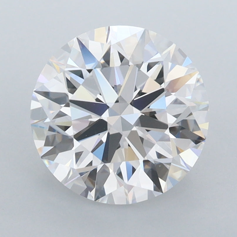 2.39 Carat Round Shaped, Ideal Cut, D Color, FL Clarity, IGI Certified Lab Grown Diamond