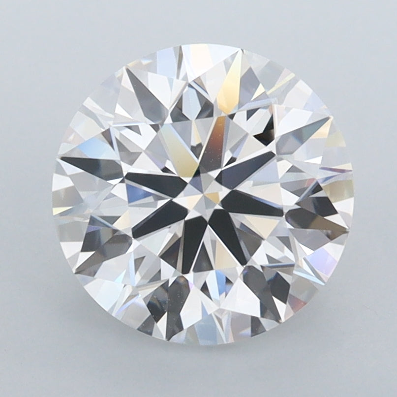 2.41 Carat Round Shaped, Ideal Cut, D Color, FL Clarity, IGI Certified Lab Grown Diamond