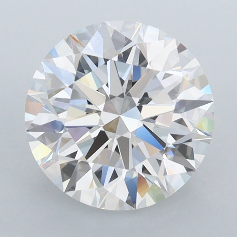 2.33 Carat Round Shaped, Ideal Cut, D Color, FL Clarity, IGI Certified Lab Grown Diamond