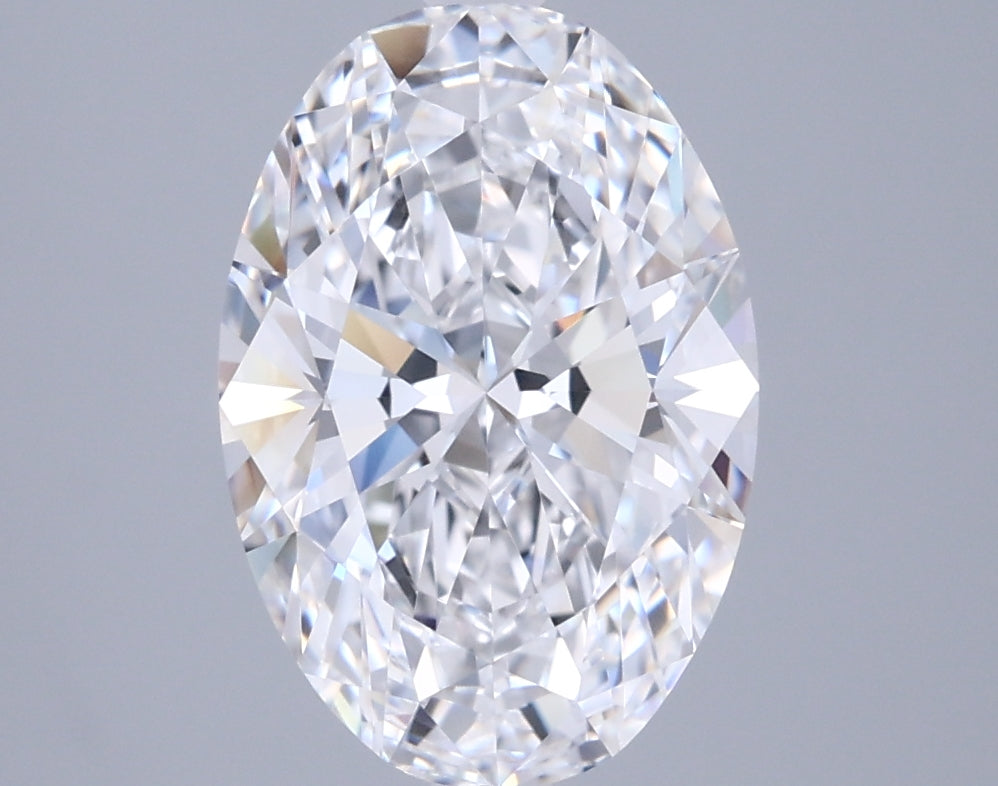2.80 Carat Oval Shaped, Ideal Cut, D Color, FL Clarity, IGI Certified Lab Grown Diamond
