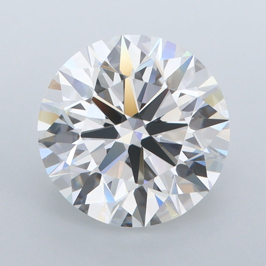 3.00 Carat Round Shaped, Ideal Cut, D Color, FL Clarity, IGI Certified Lab Grown Diamond