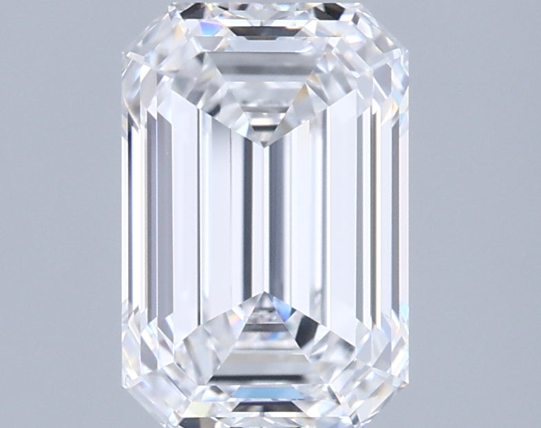 2.09 Carat Emerald Shaped, Ideal Cut, D Color, FL Clarity, IGI Certified Lab Grown Diamond