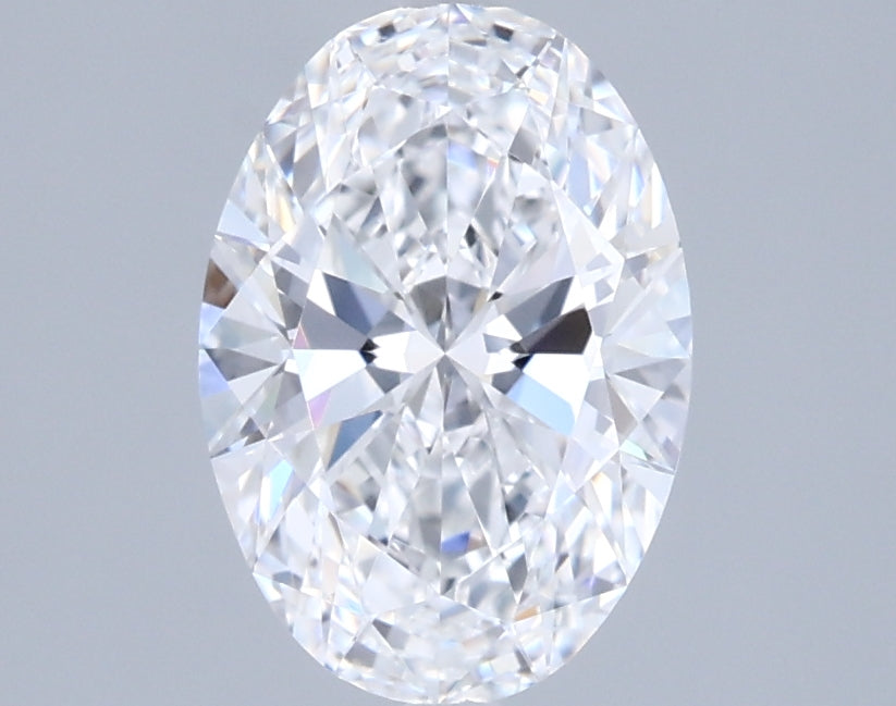 1.45 Carat Oval Shaped, Ideal Cut, D Color, FL Clarity, IGI Certified Lab Grown Diamond