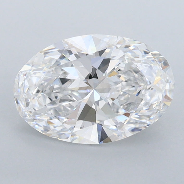 1.40 Carat Oval Shaped, Ideal Cut, D Color, IF Clarity, IGI Certified Lab Grown Diamond