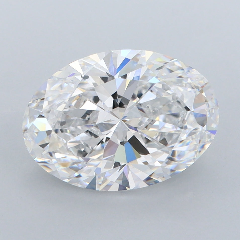 2.78 Carat Oval Shaped, Ideal Cut, D Color, FL Clarity, IGI Certified Lab Grown Diamond