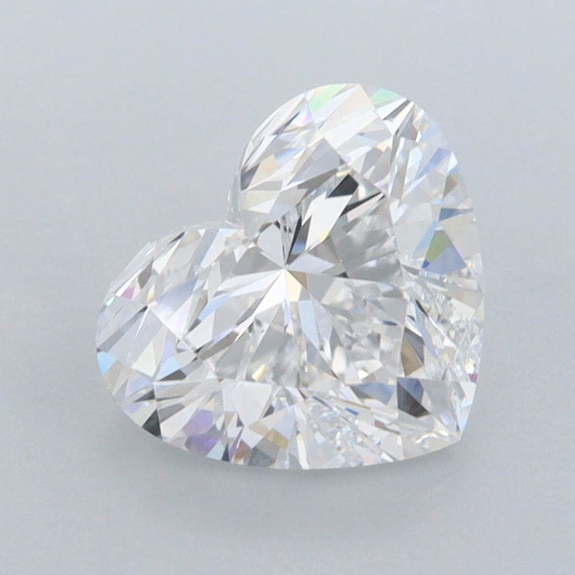 1.95 Carat Heart Shaped, Ideal Cut, D Color, FL Clarity, IGI Certified Lab Grown Diamond