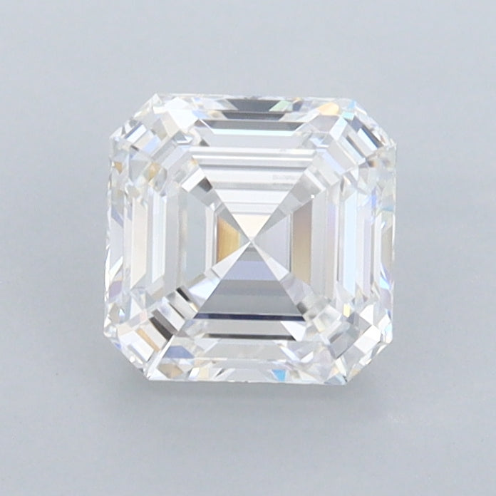 1.02 Carat Asscher Shaped, Ideal Cut, D Color, FL Clarity, IGI Certified Lab Grown Diamond