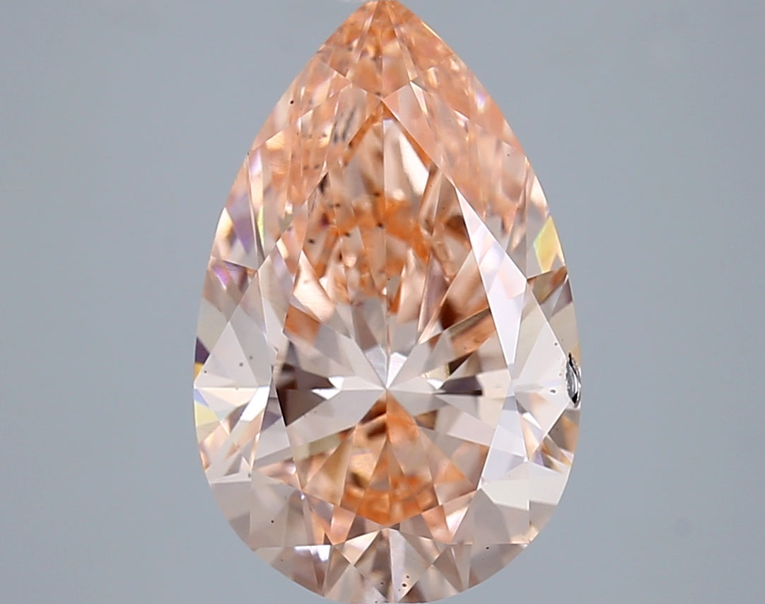 4.50 Carat Pear Shaped, Ideal Cut, SI1 Clarity, IGI Certified Lab Grown Diamond