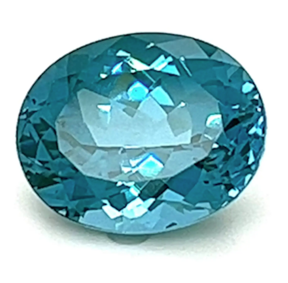 1.60 Carat Oval Cut Lab-Created Paraiba Teal Spinel