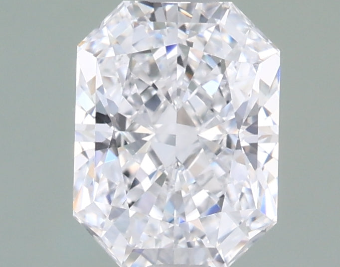 0.93 Carat Radiant Shaped, Ideal Cut, D Color, VVS1 Clarity, IGI Certified Lab Grown Diamond