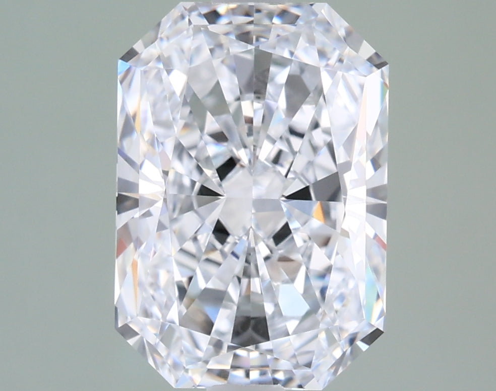 2.19 Carat Radiant Shaped, Ideal Cut, G Color, IF Clarity, IGI Certified Lab Grown Diamond