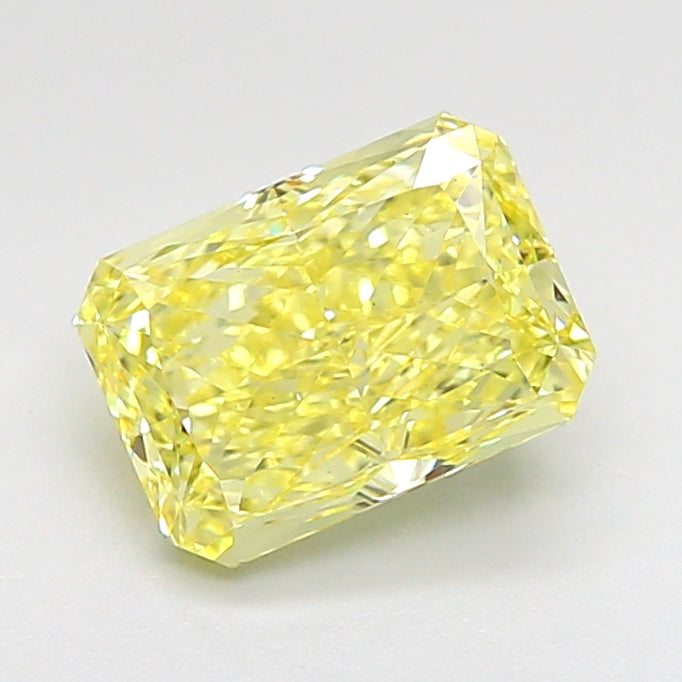 1.67 Carat Radiant Shaped, Excellent Cut, VS1 Clarity, IGI Certified Lab Grown Diamond