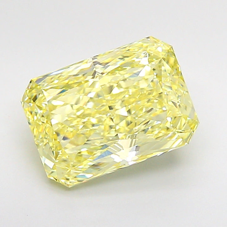 3.43 Carat Radiant Shaped, Excellent Cut, VVS2 Clarity, IGI Certified Lab Grown Diamond