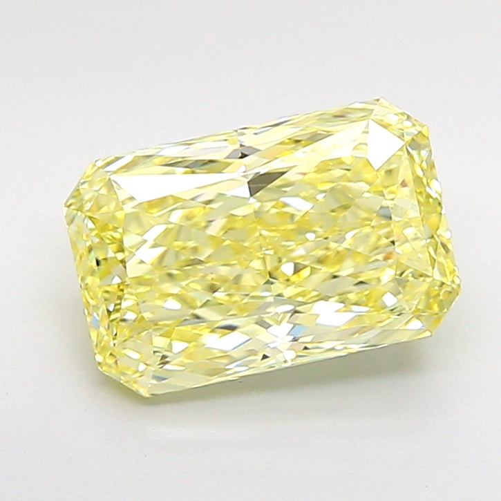 3.14 Carat Radiant Shaped, Excellent Cut, VVS2 Clarity, IGI Certified Lab Grown Diamond
