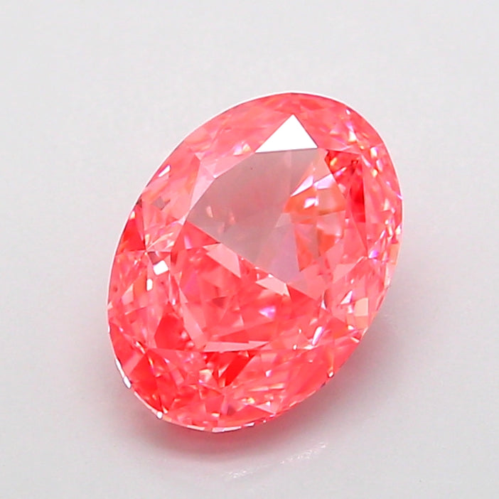 1.76 Carat Oval Shaped, Ideal Cut, VVS2 Clarity, IGI Certified Lab Grown Diamond