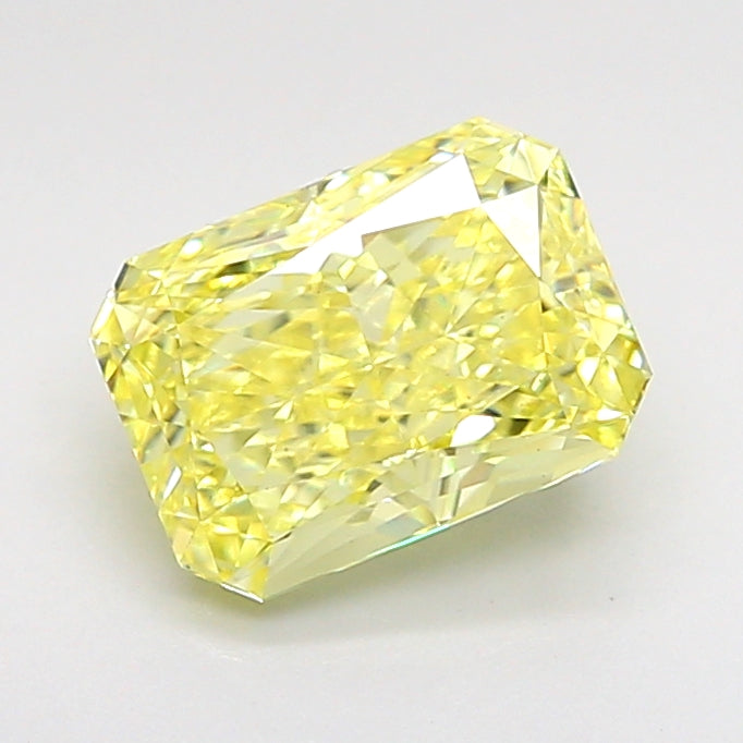 1.73 Carat Radiant Shaped, Excellent Cut, VS1 Clarity, IGI Certified Lab Grown Diamond