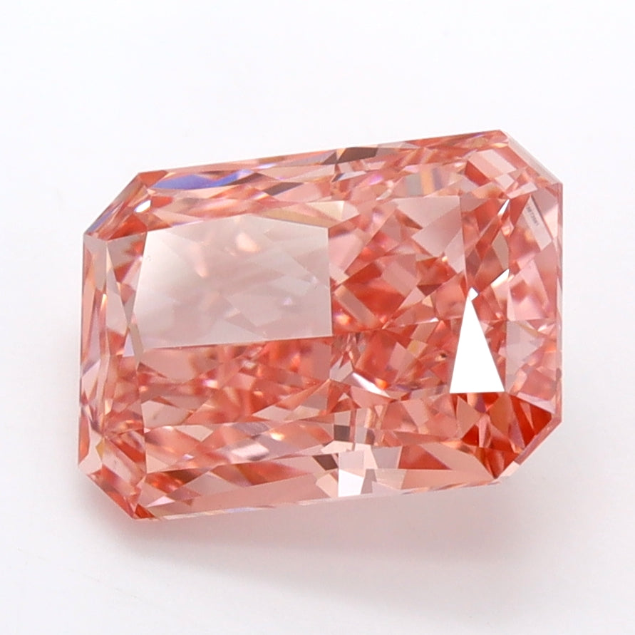 3.10 Carat Radiant Shaped, Ideal Cut, VVS2 Clarity, IGI Certified Lab Grown Diamond