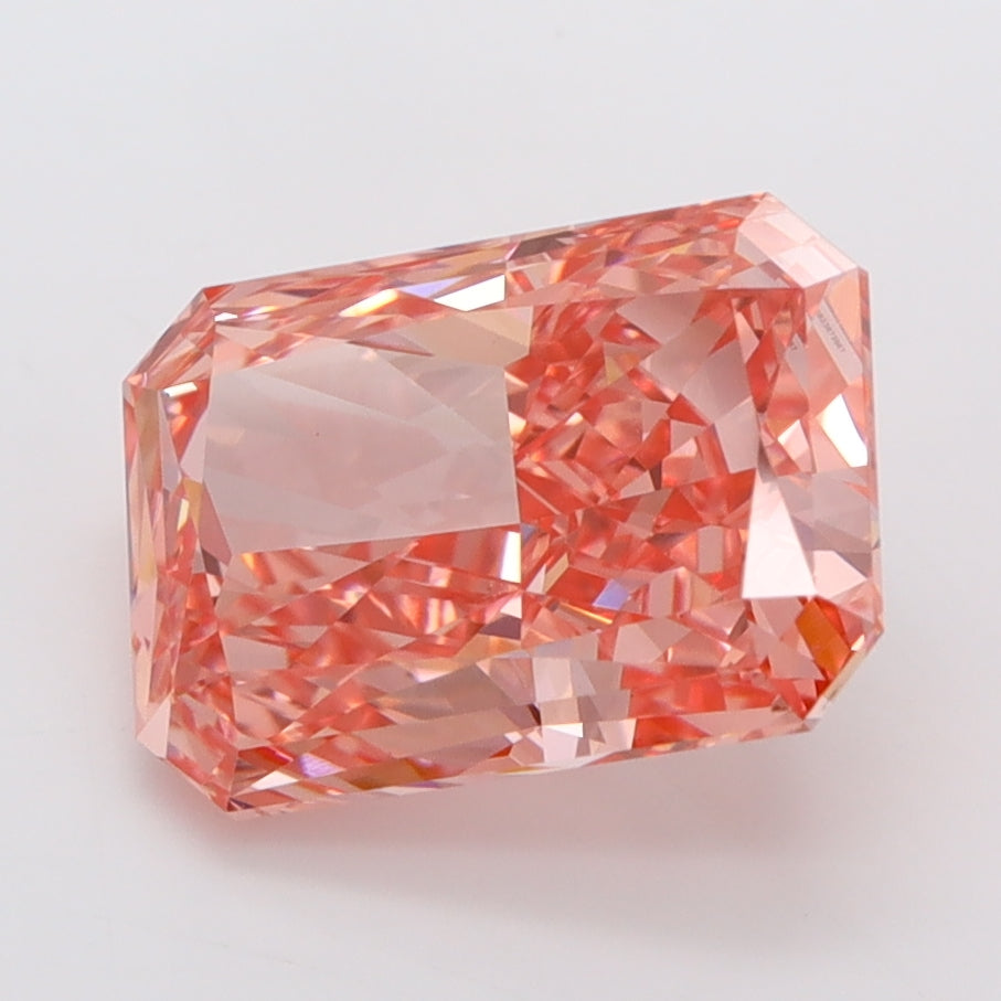 3.04 Carat Radiant Shaped, Ideal Cut, VVS2 Clarity, IGI Certified Lab Grown Diamond