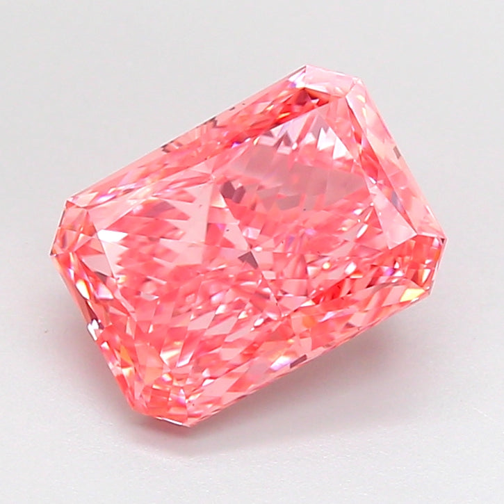 3.06 Carat Radiant Shaped, Ideal Cut, VS1 Clarity, IGI Certified Lab Grown Diamond
