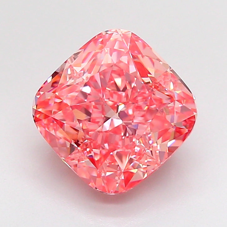 3.02 Carat Cushion Shaped, Ideal Cut, VVS2 Clarity, IGI Certified Lab Grown Diamond