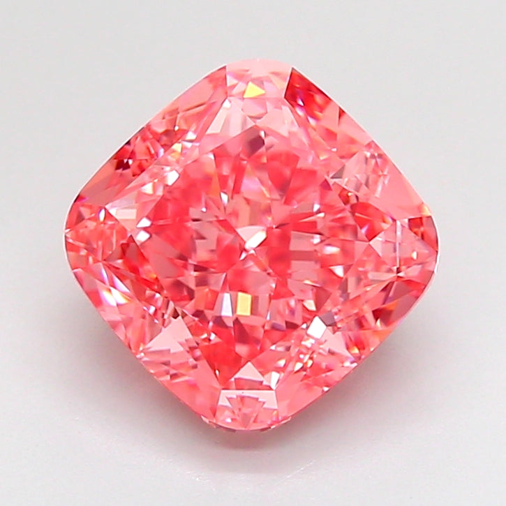 3.02 Carat Cushion Shaped, Ideal Cut, VVS2 Clarity, IGI Certified Lab Grown Diamond