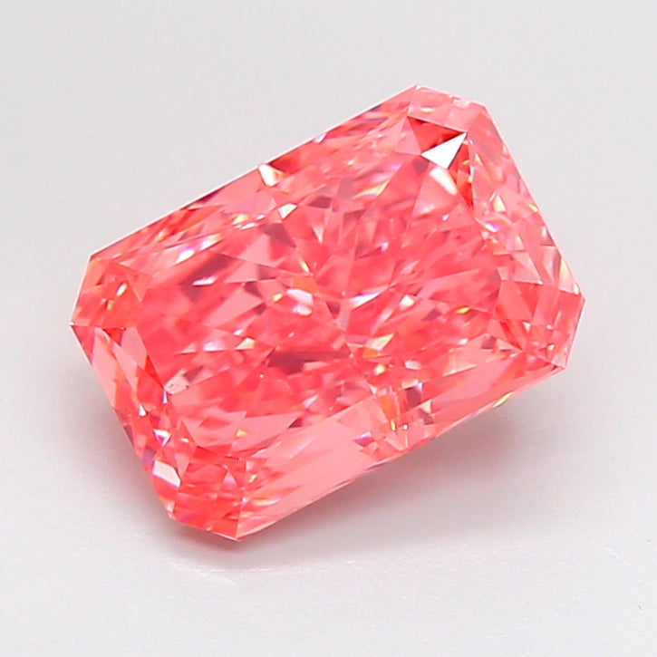 3.02 Carat Radiant Shaped, Ideal Cut, VS1 Clarity, IGI Certified Lab Grown Diamond