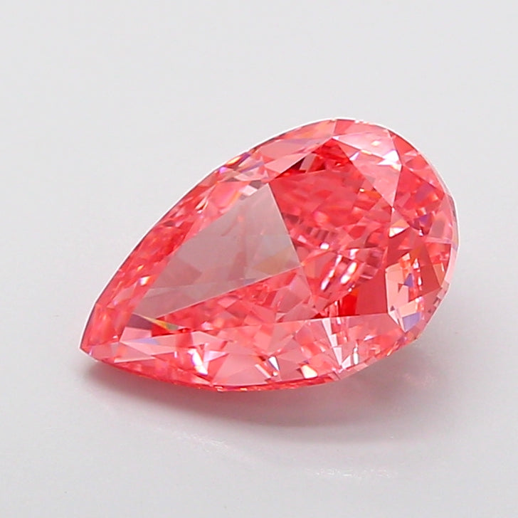 4.04 Carat Pear Shaped, Excellent Cut, VVS2 Clarity, IGI Certified Lab Grown Diamond