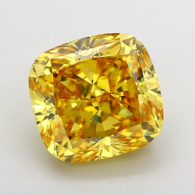 2.14 Carat Cushion Shaped, Ideal Cut, VVS2 Clarity, IGI Certified Lab Grown Diamond