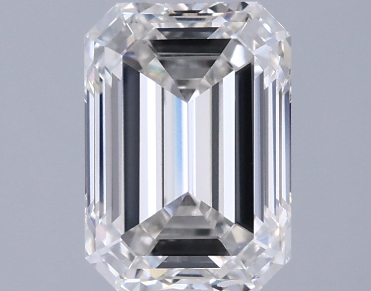 2.02 Carat Emerald Shaped, Ideal Cut, G Color, VVS2 Clarity, IGI Certified Lab Grown Diamond