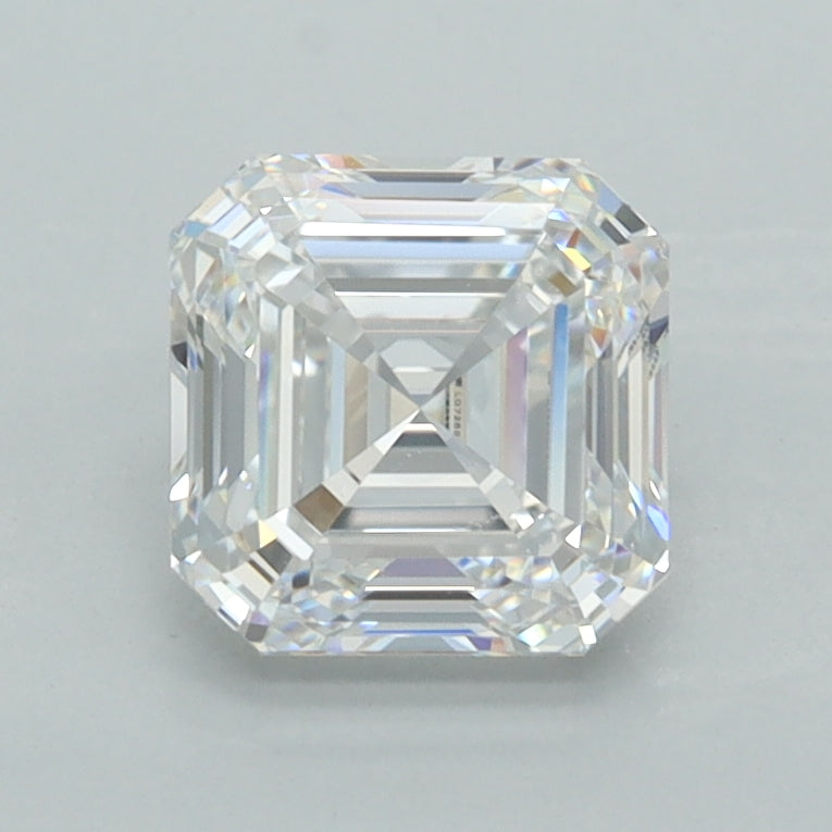 1.49 Carat Asscher Shaped, Ideal Cut, D Color, VVS2 Clarity, IGI Certified Lab Grown Diamond