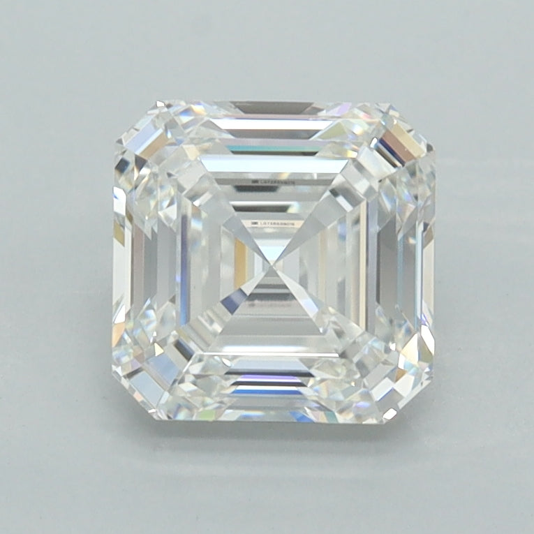 1.48 Carat Asscher Shaped, Ideal Cut, D Color, VVS2 Clarity, IGI Certified Lab Grown Diamond