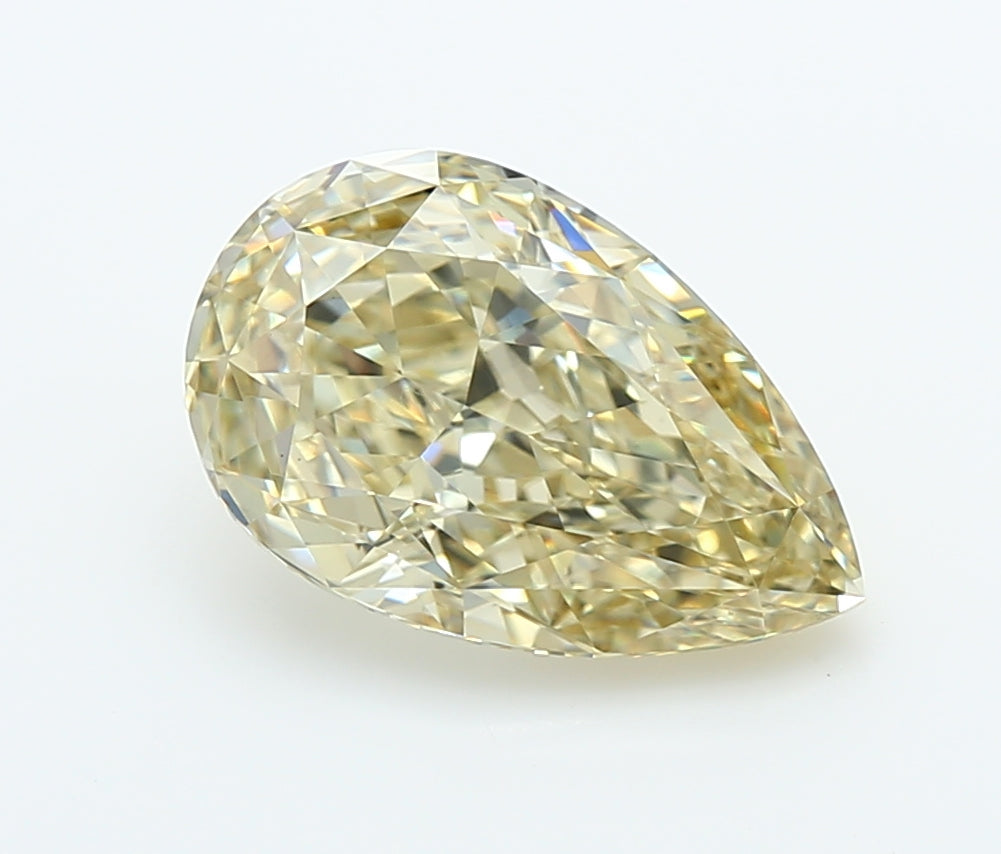 3.03 Carat Pear Shaped, Ideal Cut, VS1 Clarity, IGI Certified Lab Grown Diamond