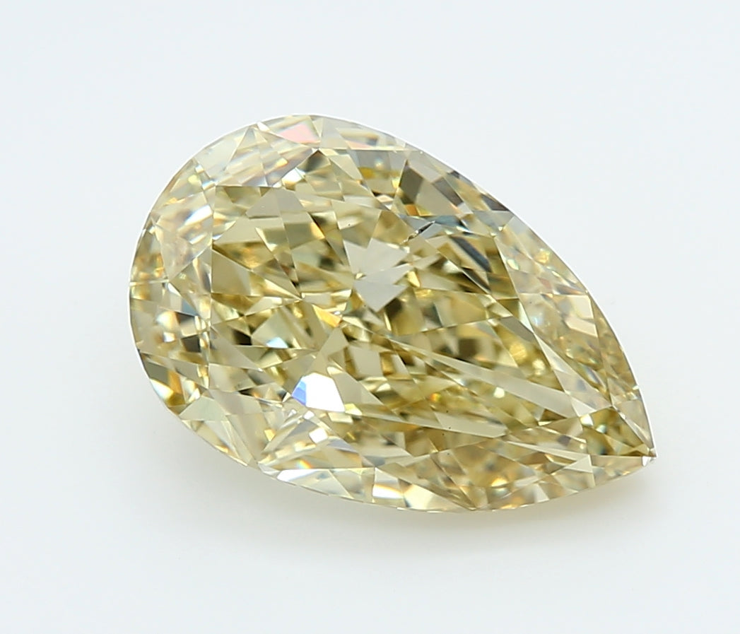 4.03 Carat Pear Shaped, Ideal Cut, VS2 Clarity, IGI Certified Lab Grown Diamond