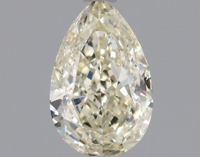 0.90 Carat Pear Shaped, Ideal Cut, O-P Color, VS2 Clarity, IGI Certified Lab Grown Diamond