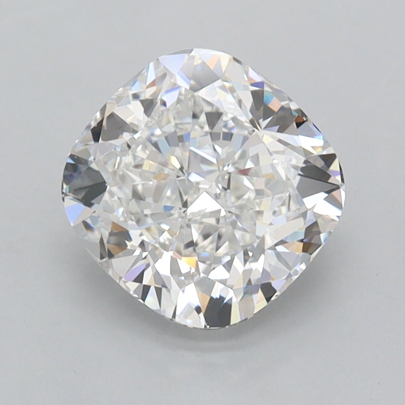 1.84 Carat Cushion Shaped, Ideal Cut, D Color, FL Clarity, IGI Certified Lab Grown Diamond