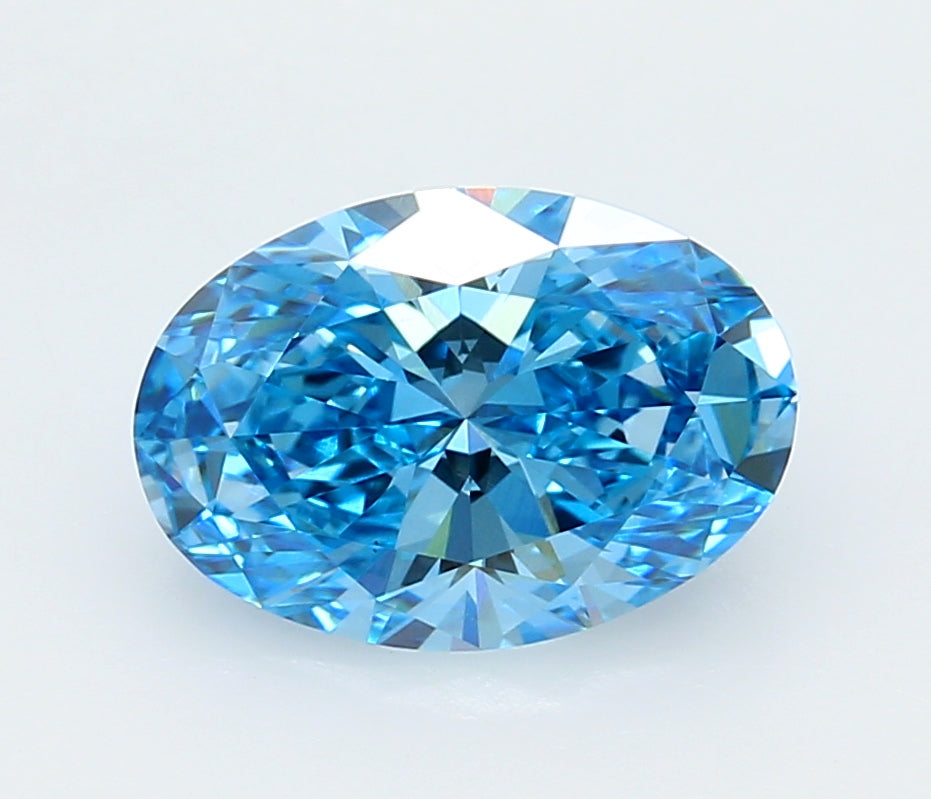 2.50 Carat Oval Shaped, Ideal Cut, VS1 Clarity, IGI Certified Lab Grown Diamond