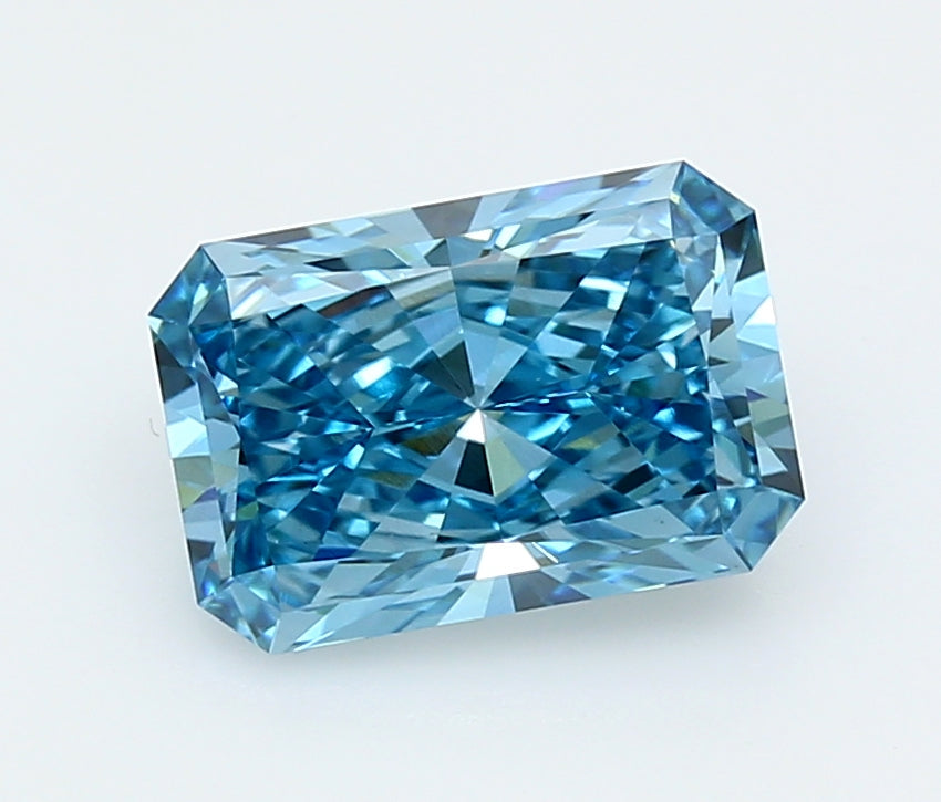 3.05 Carat Radiant Shaped, Ideal Cut, VVS2 Clarity, IGI Certified Lab Grown Diamond