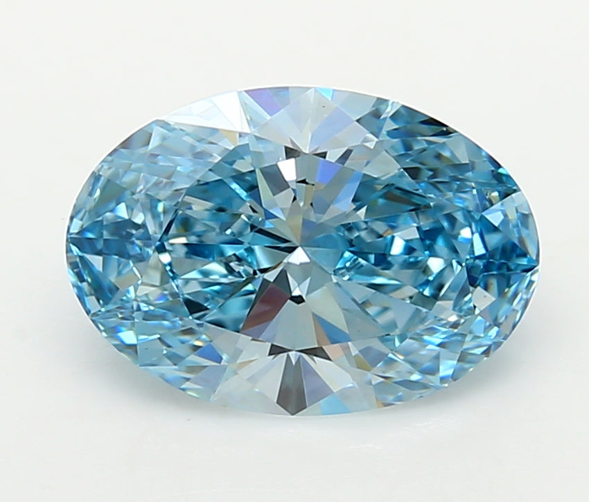 2.46 Carat Oval Shaped, Ideal Cut, VVS1 Clarity, IGI Certified Lab Grown Diamond