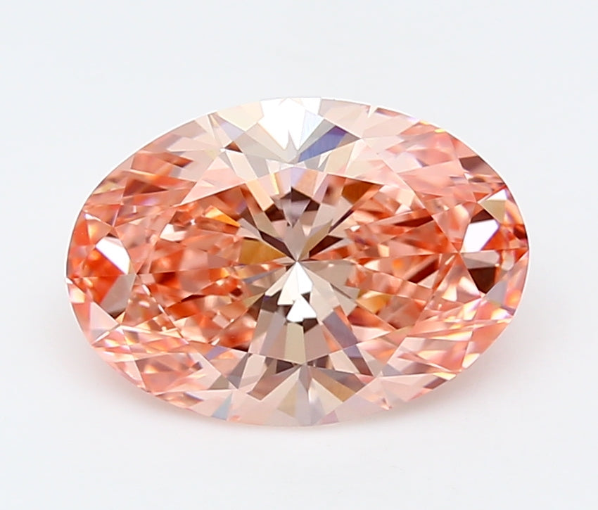 3.61 Carat Oval Shaped, Ideal Cut, VVS2 Clarity, IGI Certified Lab Grown Diamond