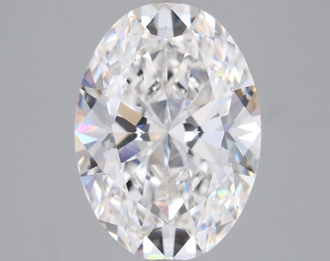 3.02 Carat Oval Shaped, Ideal Cut, E Color, VVS1 Clarity, IGI Certified Lab Grown Diamond
