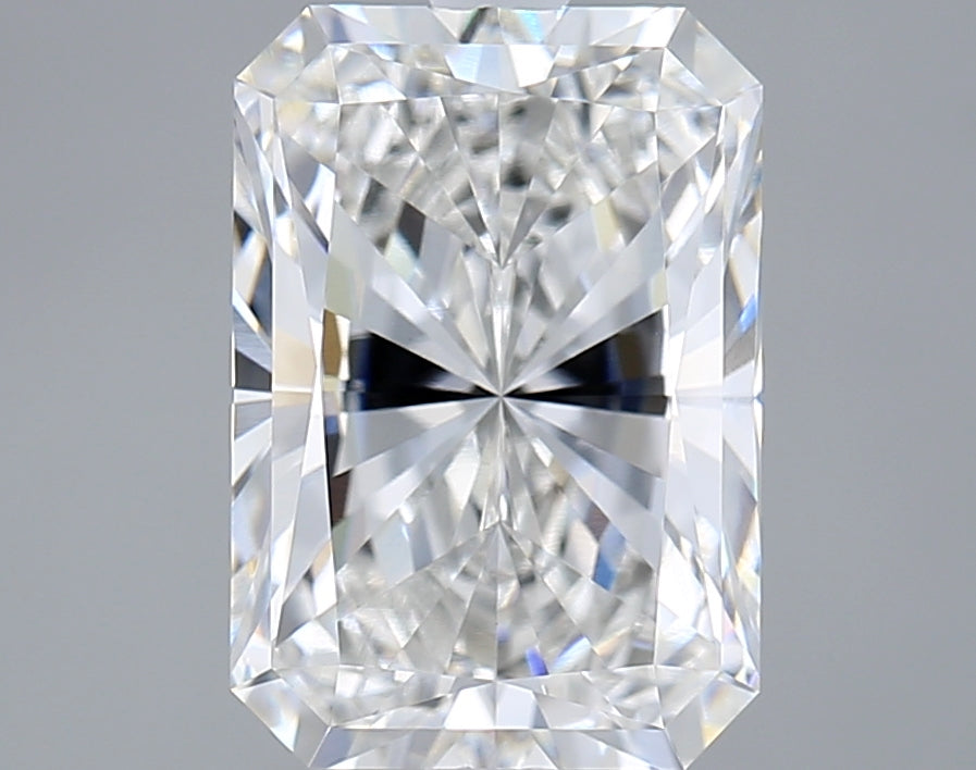 3.04 Carat Radiant Shaped, Excellent Cut, E Color, VVS2 Clarity, IGI Certified Lab Grown Diamond