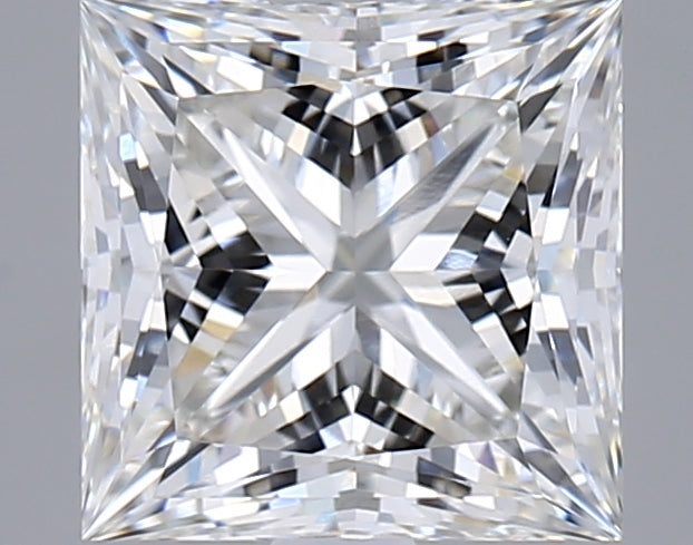 2.06 Carat Princess Shaped, Ideal Cut, G Color, VVS2 Clarity, IGI Certified Lab Grown Diamond