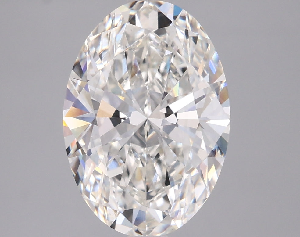 3.08 Carat Oval Shaped, Ideal Cut, G Color, VS1 Clarity, IGI Certified Lab Grown Diamond