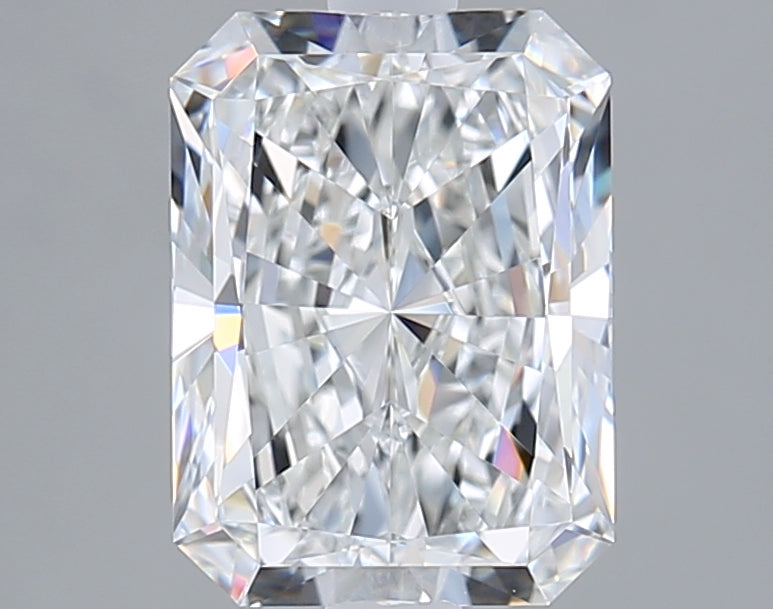 2.05 Carat Radiant Shaped, Excellent Cut, E Color, VVS1 Clarity, IGI Certified Lab Grown Diamond