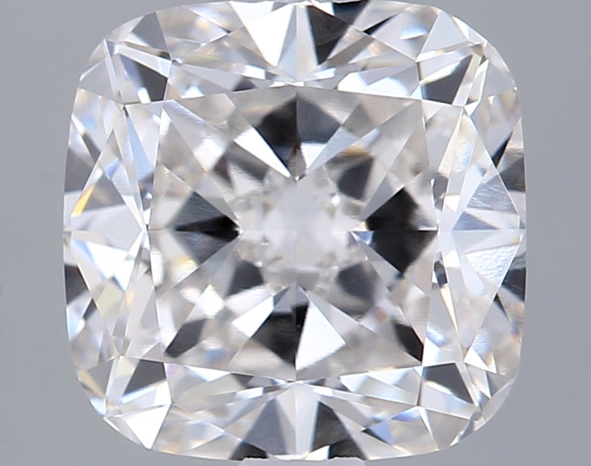2.57 Carat Cushion Shaped, Ideal Cut, F Color, VVS1 Clarity, IGI Certified Lab Grown Diamond